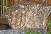 Ambo Buchablage: Bronzearbeiten, 1990, Ferdinand Starmann, Neuenkirchen (Foto: E.Valerius)