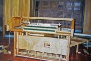 Orgelaufbau Mai 2001 (Archivfoto)