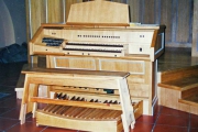Orgelaufbau Juli 2001 (Archivfoto)